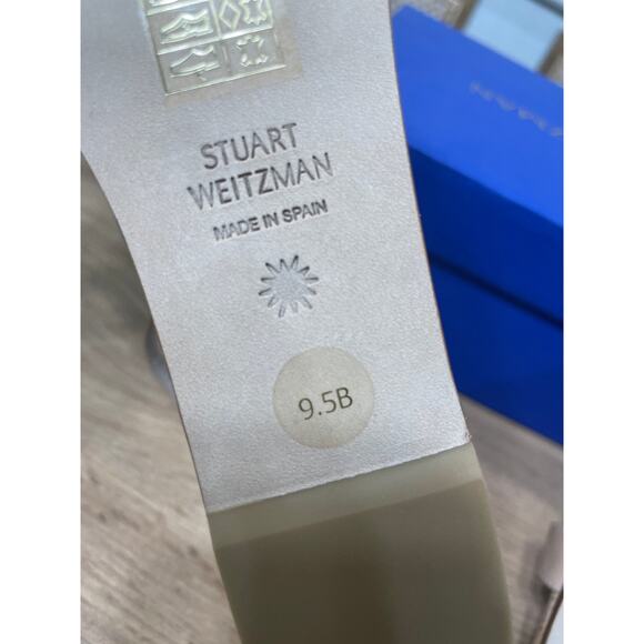 Stuart Weitzman Nudistcurve 50 Wedge Adobe Patent Leather Size 9.5 US 40 EU NIB - Picture 10 of 13